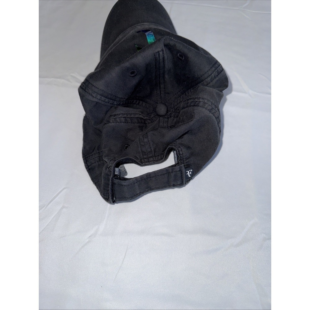 Nike Legacy91 RF Roger Federer 2016 US Open Black Iridescent Tennis Hat Cap - Picture 8 of 10